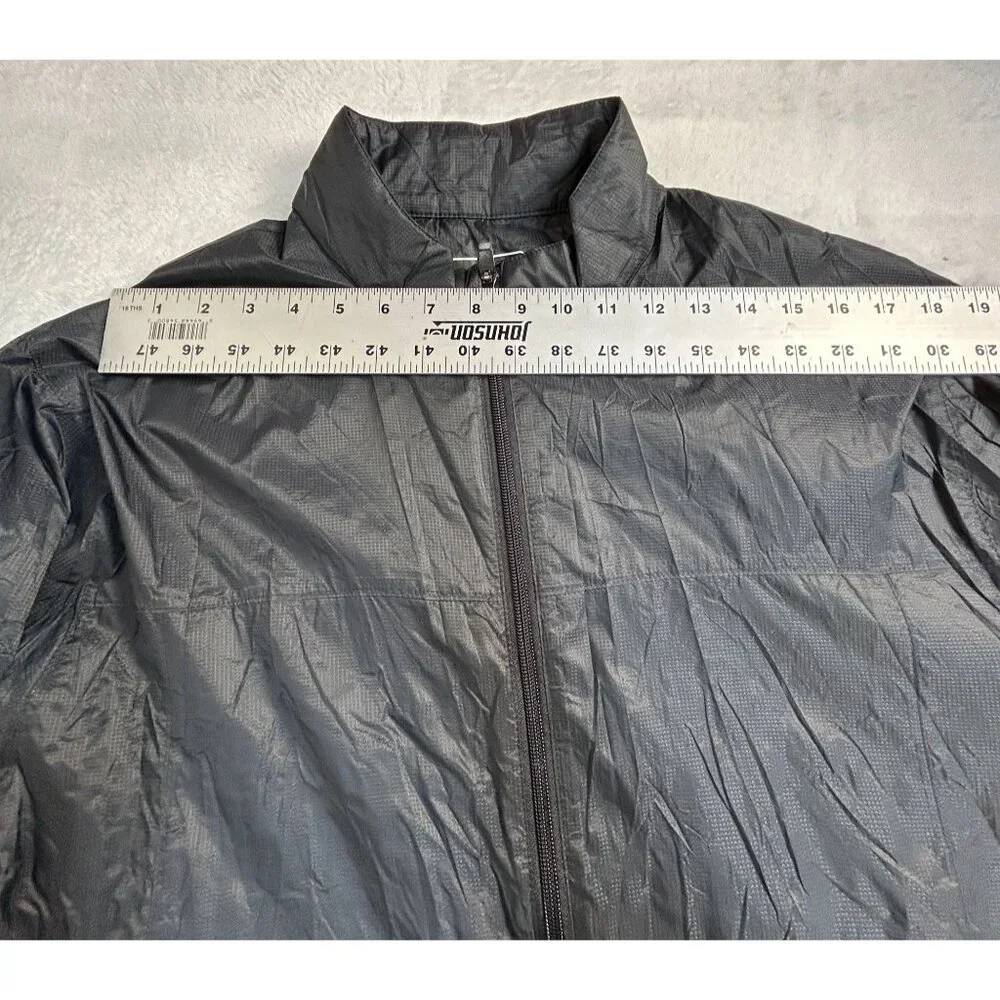 Callaway Weather Series Mens Black Full-Zip Lightweight Windbreaker Jacket XL